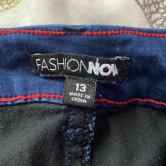 Oooh Girl High Rise Ankle Jeans - Dark Denim SIZE13 - Picture 5 of 6